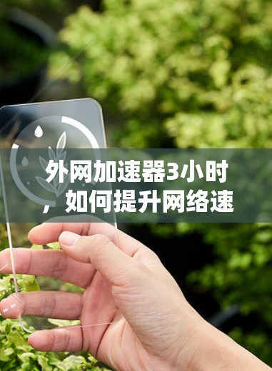 外网加速器3小时，如何提升网络速度的秘密