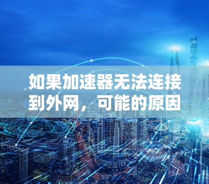 如果加速器无法连接到外网，可能的原因包括以下几点