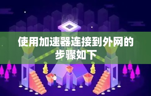 使用加速器连接到外网的步骤如下