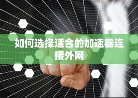 如何选择适合的加速器连接外网