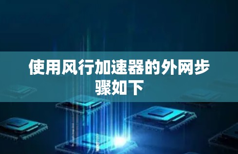 使用风行加速器的外网步骤如下