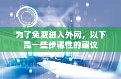 为了免费进入外网，以下是一些步骤性的建议