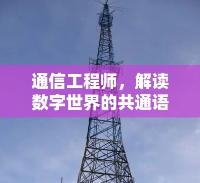 通信工程师，解读数字世界的共通语言