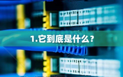 1.它到底是什么？