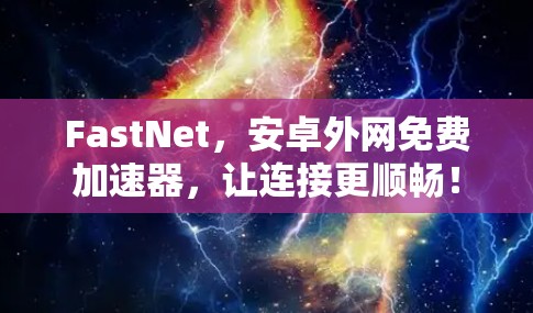 FastNet，安卓外网免费加速器，让连接更顺畅！