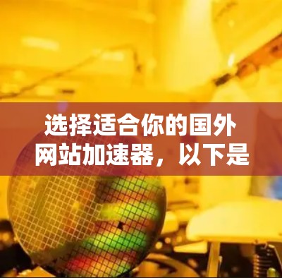 选择适合你的国外网站加速器，以下是分步骤的建议