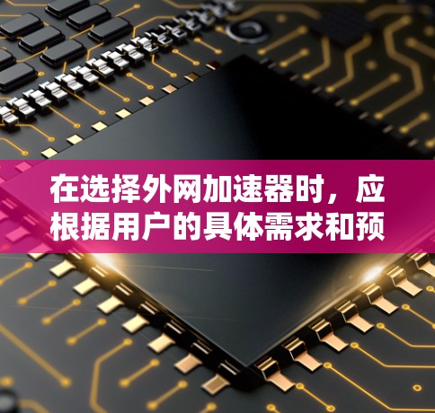 在选择外网加速器时，应根据用户的具体需求和预算来决定。以下是一些综合考虑的因素和推荐
