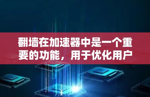 翻墙在加速器中是一个重要的功能，用于优化用户体验，减少广告和隐私信息的干扰。以下是关于翻墙的详细指南