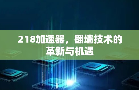 218加速器，翻墙技术的革新与机遇