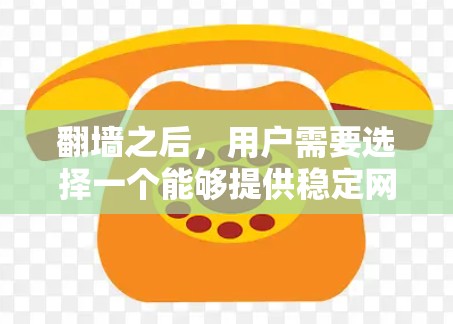 翻墙之后，用户需要选择一个能够提供稳定网络连接的加速器来提升速度。以下是一些推荐的加速器类型和选择建议