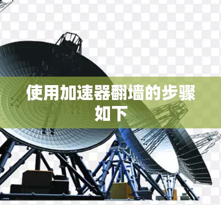 使用加速器翻墙的步骤如下