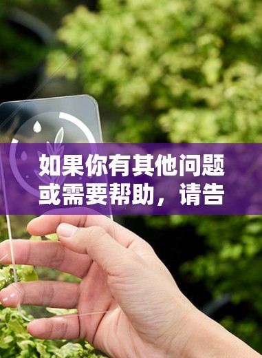 如果你有其他问题或需要帮助，请告诉我！