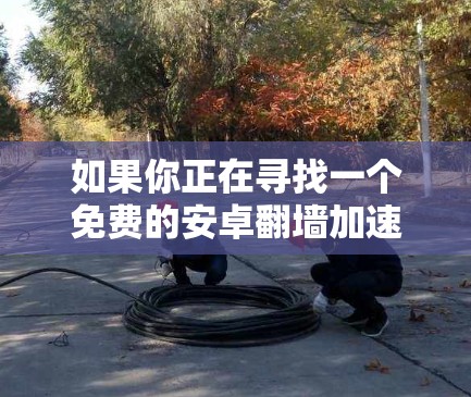 如果你正在寻找一个免费的安卓翻墙加速器，尽管它的功能可能有限，但以下是一个逐步的建议，帮助你找到适合的加速器