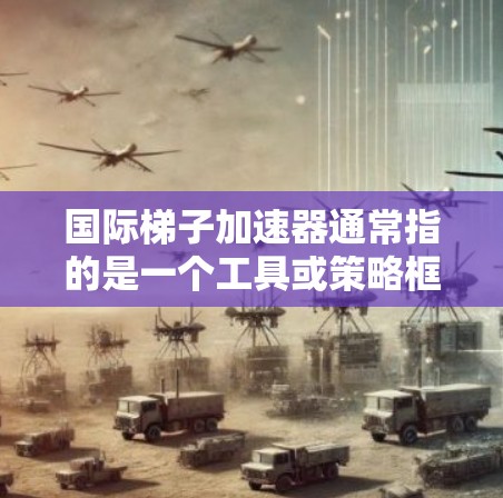 国际梯子加速器通常指的是一个工具或策略框架，旨在帮助企业快速在国际市场上实现成功。以下是一些常见的内容和步骤，可以帮助企业在国际市场上快速发展