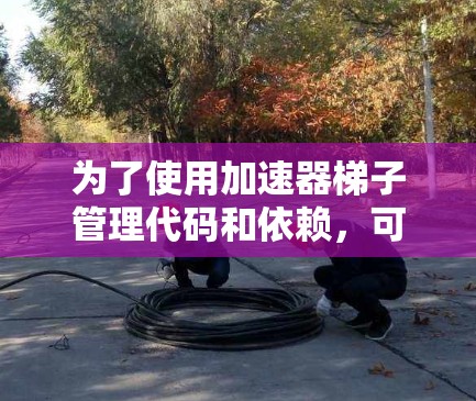 为了使用加速器梯子管理代码和依赖，可以按照以下步骤进行
