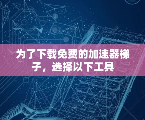 为了下载免费的加速器梯子，选择以下工具