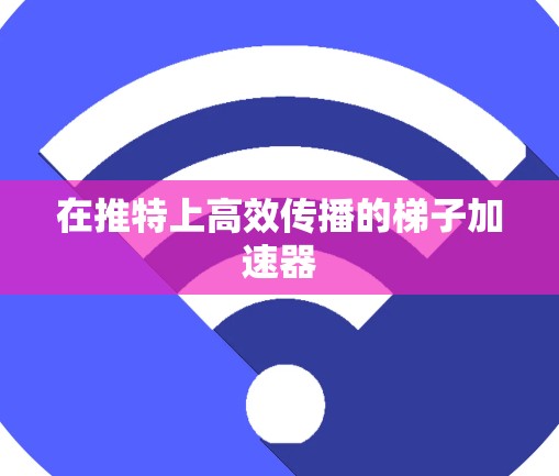 在推特上高效传播的梯子加速器
