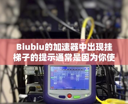 Biubiu的加速器中出现挂梯子的提示通常是因为你使用了梯子插件。以下是解决该问题的步骤