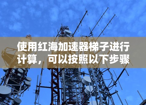 使用红海加速器梯子进行计算，可以按照以下步骤进行