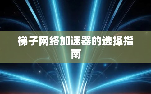 梯子网络加速器的选择指南