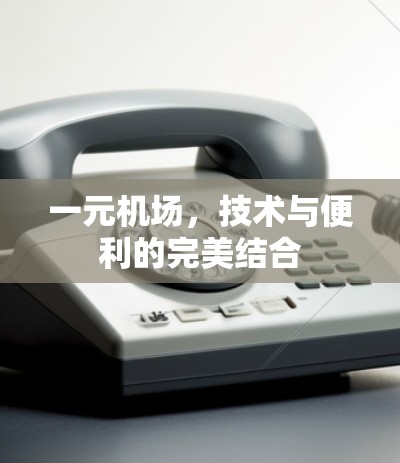 一元机场，技术与便利的完美结合