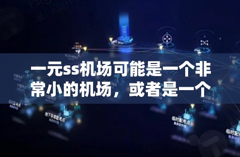 一元ss机场可能是一个非常小的机场，或者是一个特定的Abbreviation（缩写）具体含义需要进一步澄清