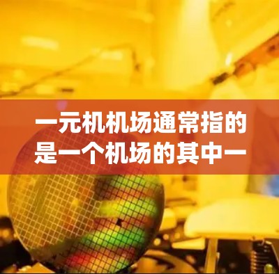 一元机机场通常指的是一个机场的其中一个主要入口，通常位于机场的中央或某个特定区域。这种设计通常是为了方便和高效地容纳大量航空交通，同时可能还包括其他功能区，如航站楼、机场 pardon机区等