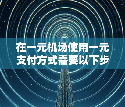 在一元机场使用一元支付方式需要以下步骤