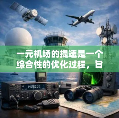 一元机场的提速是一个综合性的优化过程，旨在提高机场的运营效率和旅客体验。以下是对一元机场提速的详细分析和建议