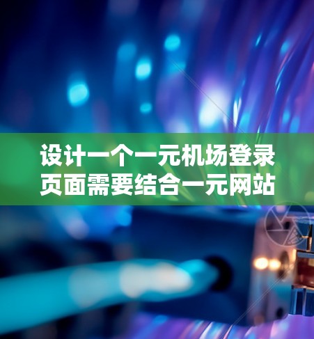 设计一个一元机场登录页面需要结合一元网站的特性，突出机场的形象，简洁明了的设计，突出用户登录的步骤，同时提供一个安全、友好的登录体验。以下是一个详细的步骤说明