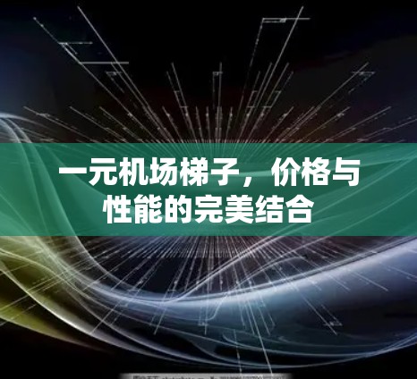 一元机场梯子，价格与性能的完美结合