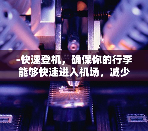 -快速登机，确保你的行李能够快速进入机场，减少等待时间