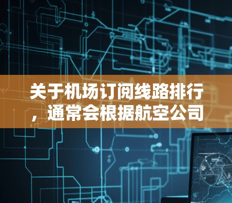 关于机场订阅线路排行，通常会根据航空公司、航班类型（如单程、往返）以及出行人群（如商务旅行、休闲出行等）进行排序。以下是一些常见的机场订阅线路排行情况，这些数据通常会随时间变化，且以最新的数据为准