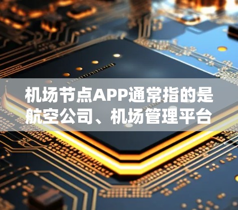 机场节点APP通常指的是航空公司、机场管理平台或特定地区的机场节点管理系统。这些APP主要用于管理航空节点，包括飞机、机场、空域等信息，以便用户或航空公司进行导航、查询、联系等操作