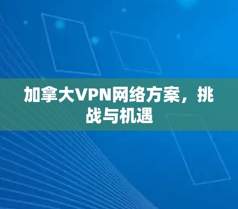 加拿大VPN网络方案，挑战与机遇