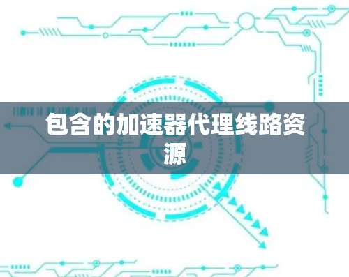 包含的加速器代理线路资源