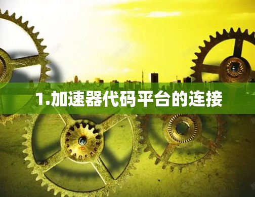 1.加速器代码平台的连接