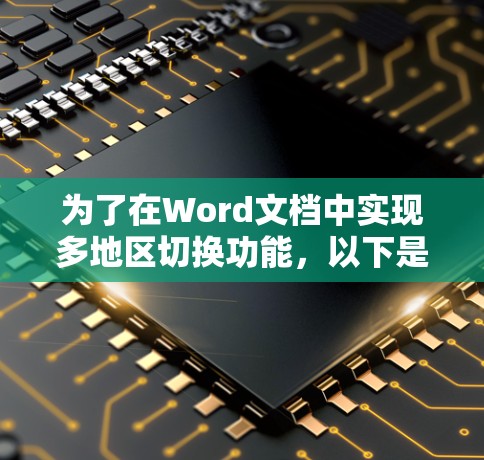 为了在Word文档中实现多地区切换功能，以下是一步步的操作指南
