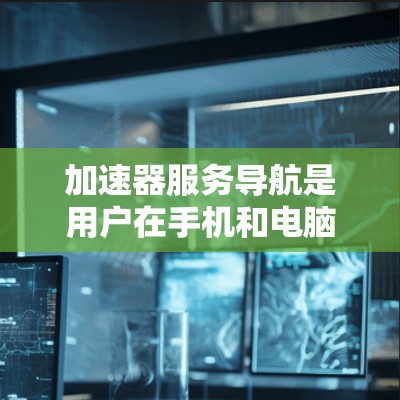 加速器服务导航是用户在手机和电脑上管理加速器的一种工具，旨在帮助用户找到适合自己的加速器，管理加速器的配置和设置，识别加速器的问题，提高整体的加速性能。以下是关于加速器服务导航的详细说明
