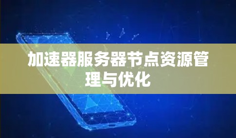 加速器服务器节点资源管理与优化