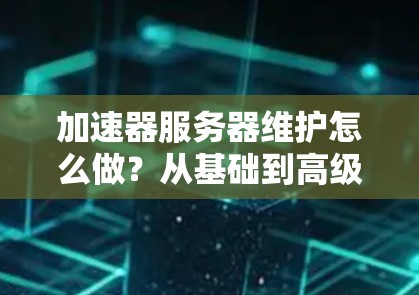 加速器服务器维护怎么做？从基础到高级，一步一步搞定
