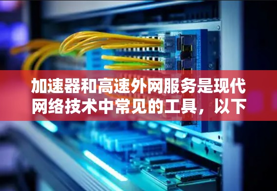 加速器和高速外网服务是现代网络技术中常见的工具，以下是它们的详细信息