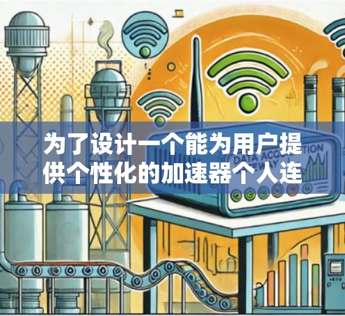 为了设计一个能为用户提供个性化的加速器个人连接方案，以下是一个分步的设计建议