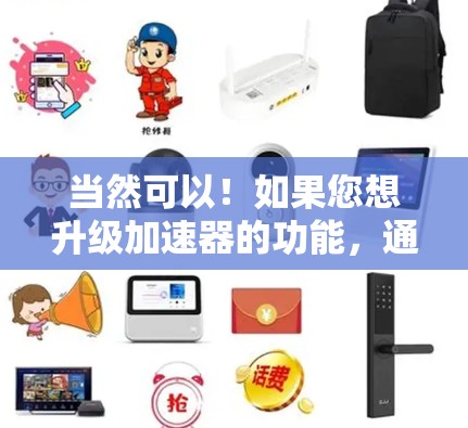 当然可以！如果您想升级加速器的功能，通常可以通过以下几种方式实现