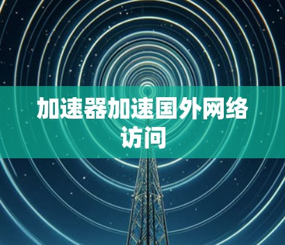 加速器加速国外网络访问