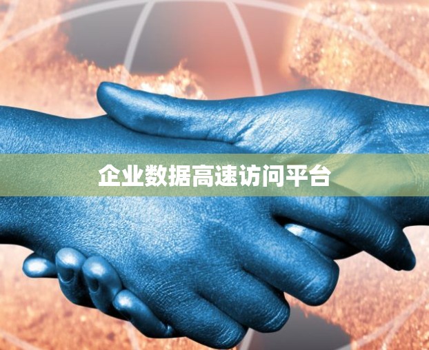 企业数据高速访问平台