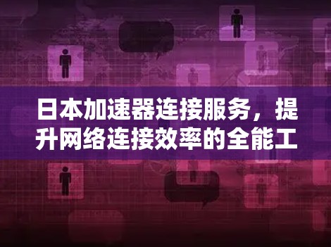 日本加速器连接服务，提升网络连接效率的全能工具