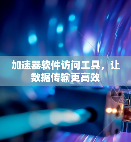加速器软件访问工具，让数据传输更高效