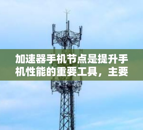 加速器手机节点是提升手机性能的重要工具，主要通过加速软件、硬件和网络加速来提升用户体验。以下是关于加速器手机节点的详细分析