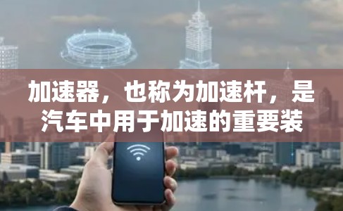 加速器，也称为加速杆，是汽车中用于加速的重要装置。以下是对加速器的详细总结和使用指导